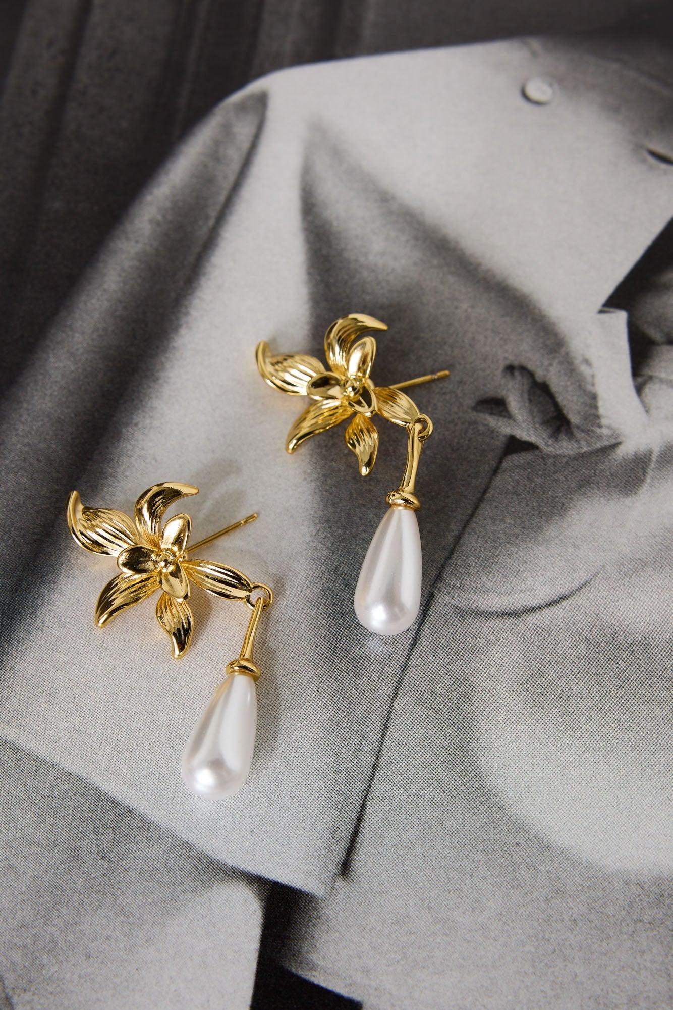 18k Gold Plated In Season Earrings Gold